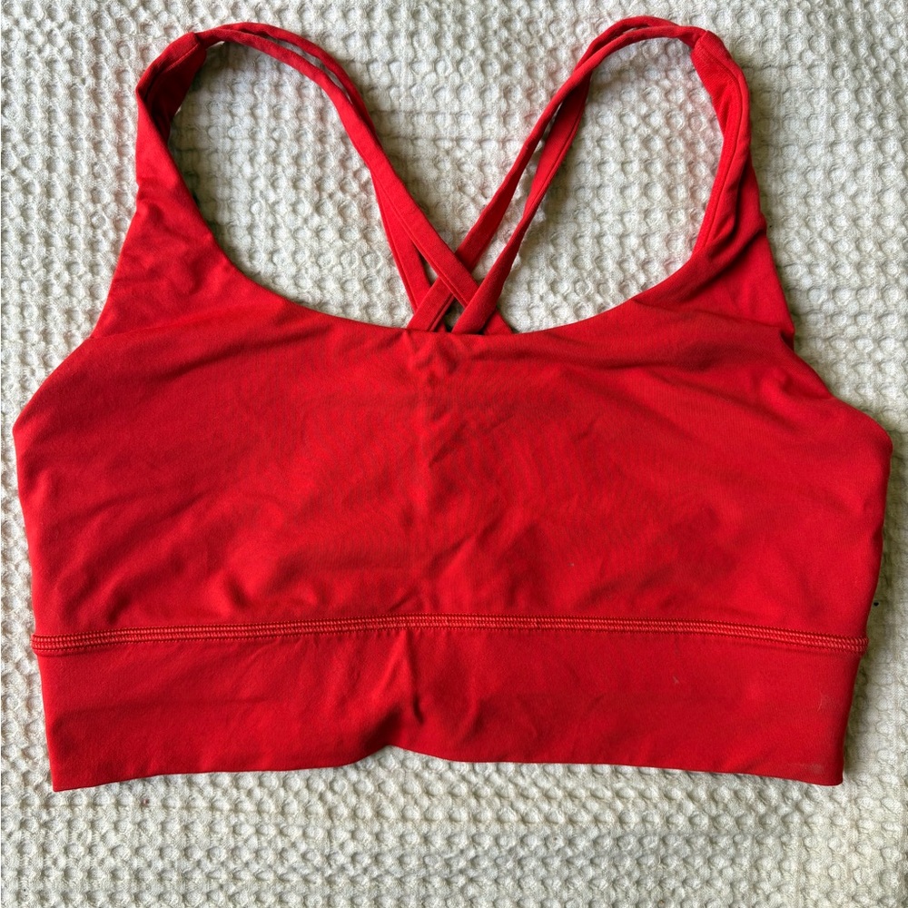 Lululemon Athletica Bold Red Sports Bra